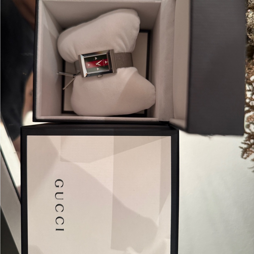 Gucci YA147401 Ladies' Gucci G-Frame Stainless Steel Rectangle Dial Watch - Picture 6 of 6
